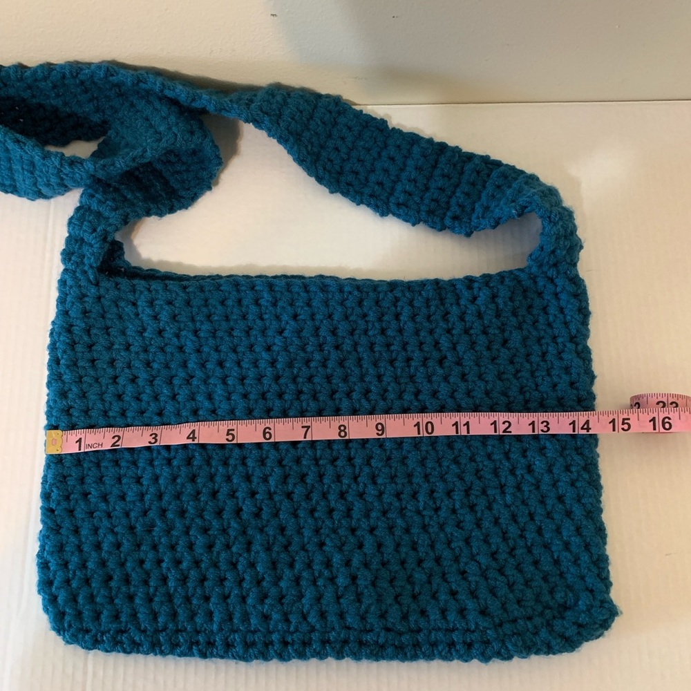 Boho Crossbody Bag, handmade,
crocheted - Picture 13 of 16